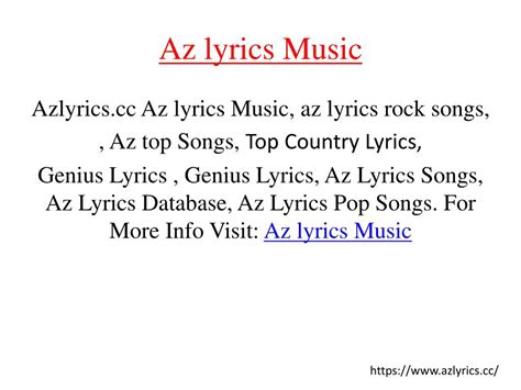 AZ Music Lyrics.